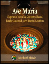 Ave Maria Concert Band sheet music cover